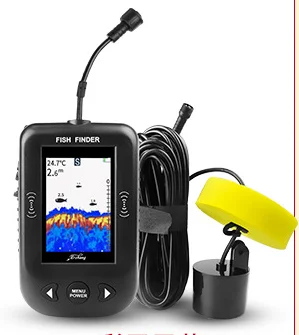 Promotional Portable Depth Sonar Fish Finder Display Fish Detector Wired Underwater High-definition Color Screen Fishing Device