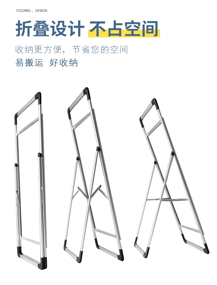 Restaurant menu display aluminum frame single and double vertical KT board advertising portable stand brand