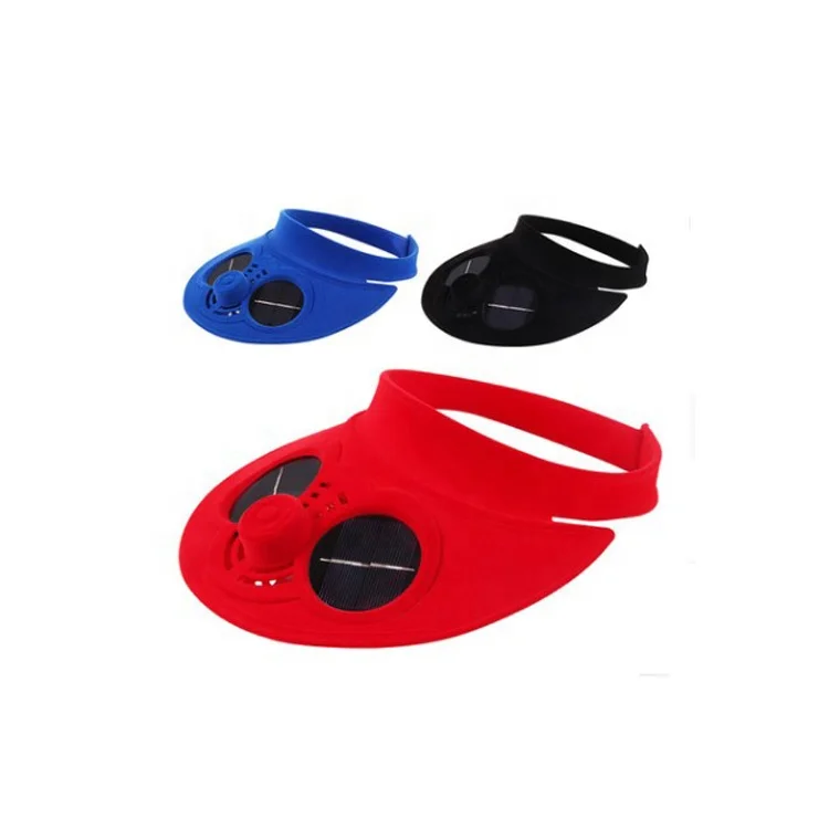 New Design Cheap sun visor hat with solar powered fan Children Fashion solar powered fan hat for kids