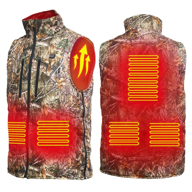 Customized Logo 5v Heating Clothing Winter thermal heat vest waterproof electric heated vest jackets USB