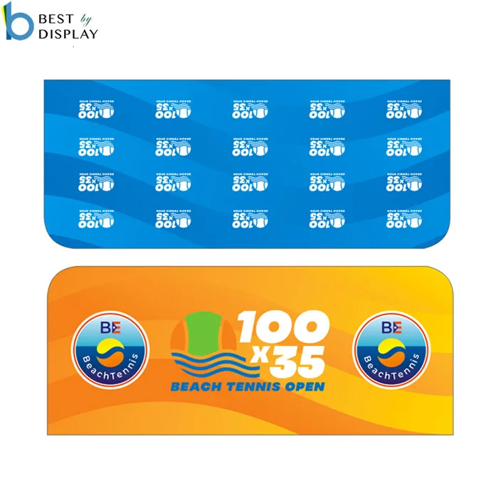 Full color digital printed advertising bike rack cover fabric mesh fence banner