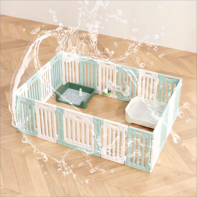 New designed pets playpen pet toilet bedroom 65cm animal enclosure fence dog and cat partition plastic playpen