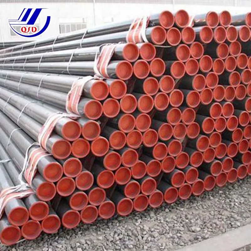 ASTM A106 Grade B black Mild Steel Pipe SAE 1020 Seamless Steel Tube aisi 1018 Seamless Carbon Steel Pipe