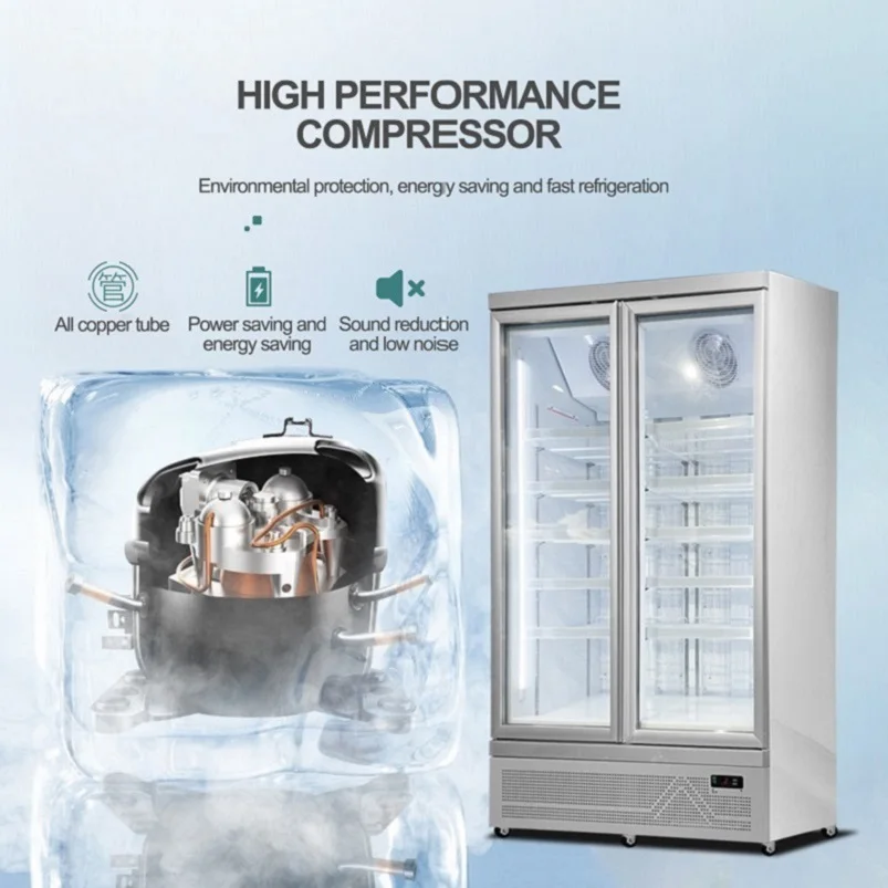 Convenience Store Chocolate Drink Upright Chiller Display Fridge Cooler Cabinet Beverage Refrigerator