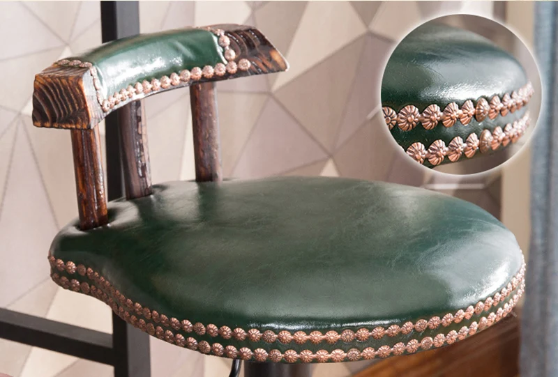 
Luxury high bar stools chair leather bar furniture high chairs tall bar stool for counter kitchen 