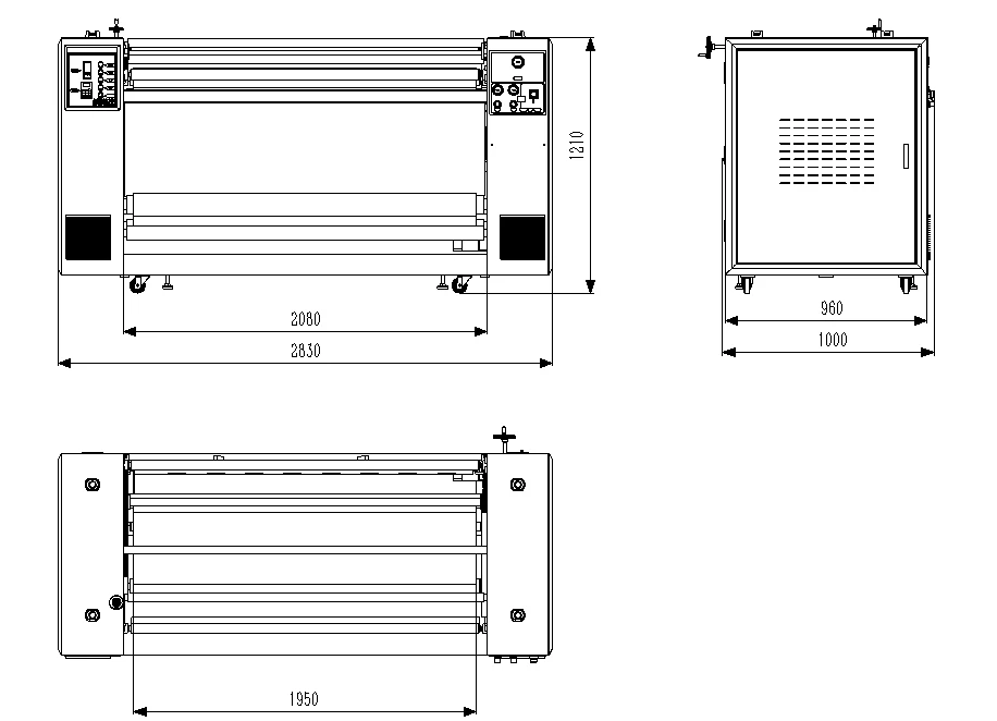 Roll To Roll Printing Machine Large Format Heat Press Calender Machine Rotary Calander Roller Heat Transfer Sublimation Machine