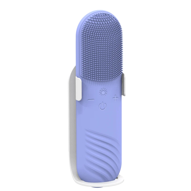 J01 High Quality Fashion Mini Hand-Held Silicone Facial Care Massager Facial Cleansing Instrument for Face & Skin for Head