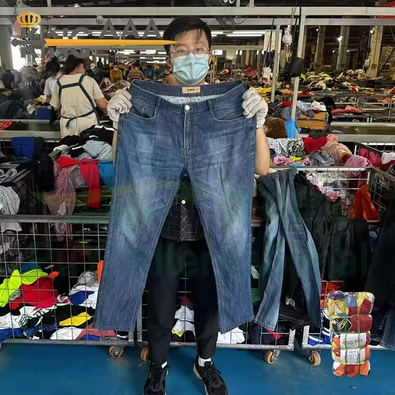 wholesale Grade B used clothes levi pant cowboy jeans bales Second Hand korea used clothes for men