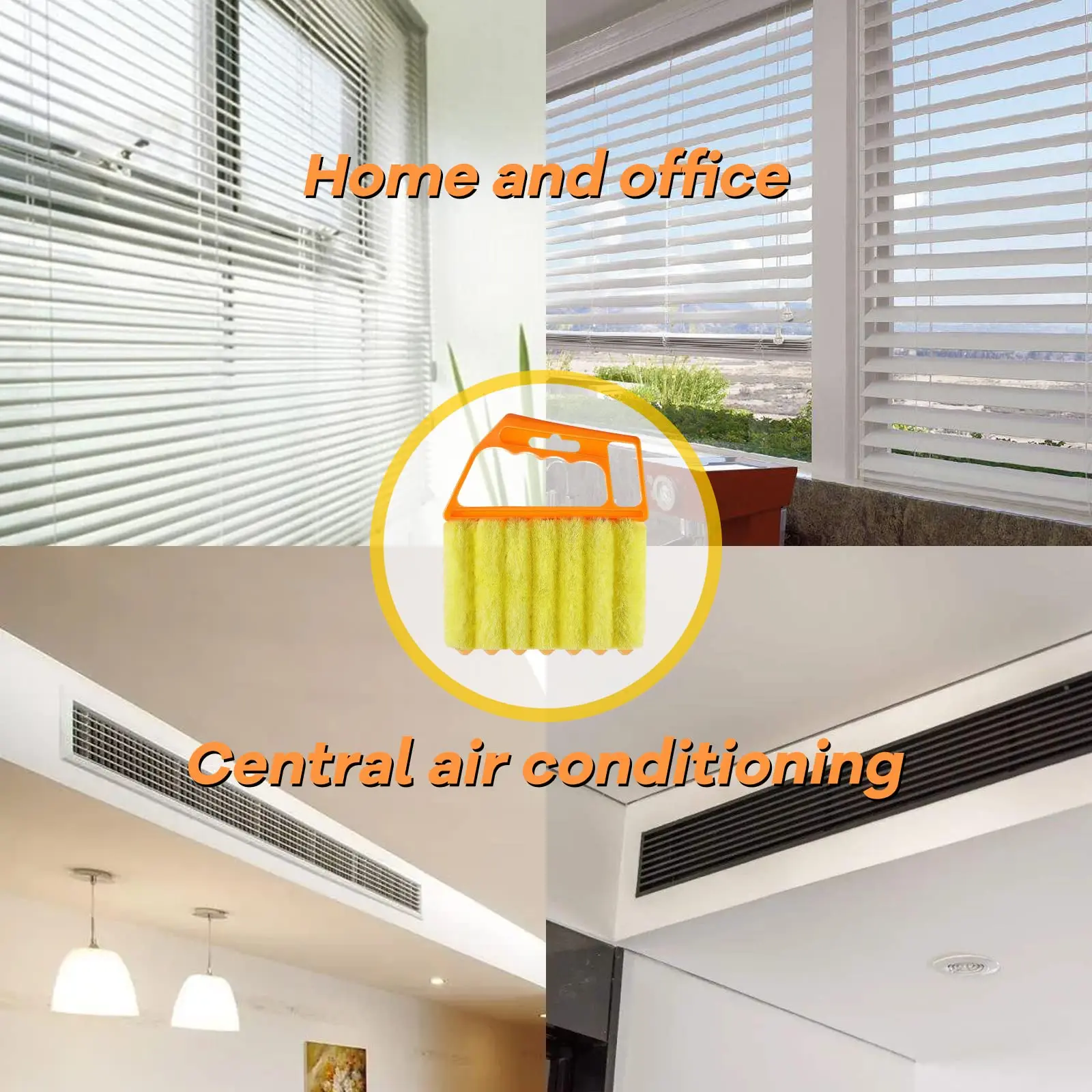 Durable Air Conditioner Handheld Mini Duster Brush Blind Cleaner Duster Tool feather dusters