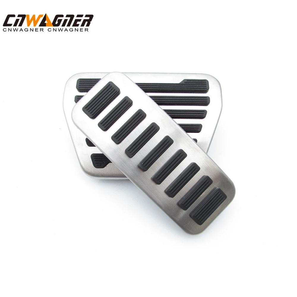 CNWAGNER Aluminum Accelerator Pad Cover Gas Brake And Clutch Pedal Pad for Land Rover Range Rover