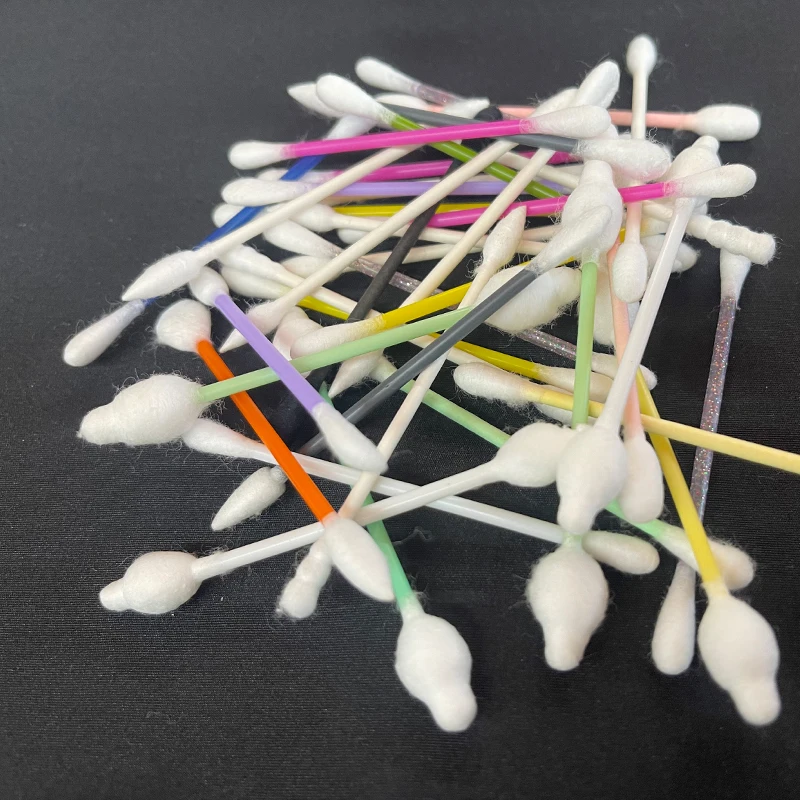 Qtips ватные тампоны для ушей для младенцев Qtip, двухсторонний пластиковый Стик для чистки головы, ватный тампон, 200 шт.
