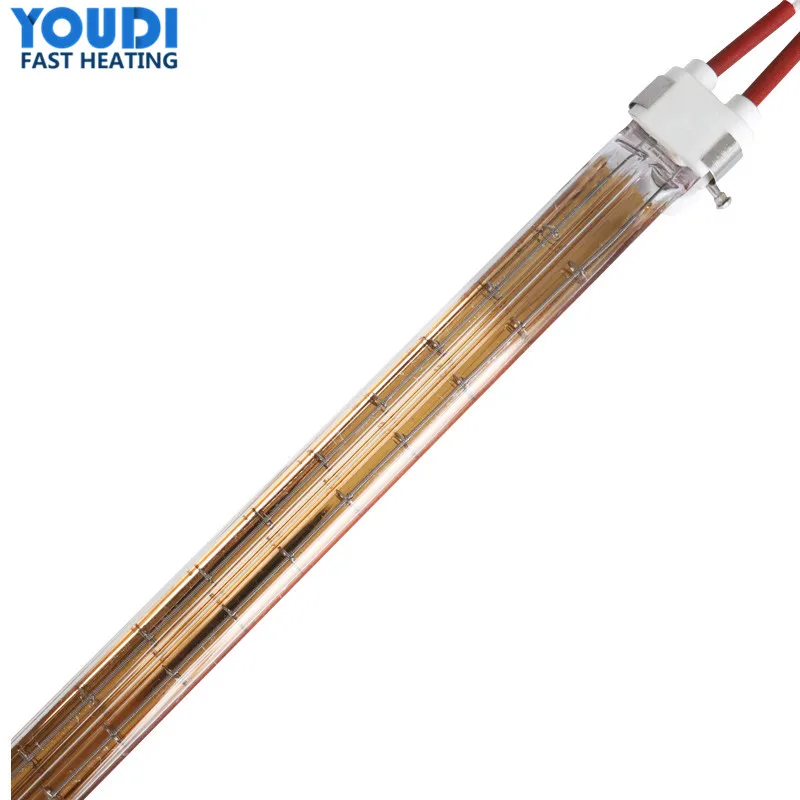 
twin tube halogen heater lamp, tungsten Quartz infared heating tube 
