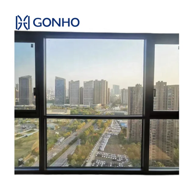 Gonho explosive new products hurricane impact aluminum windows casement security bars for casement window crimsafe