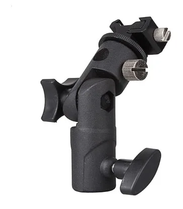 Kasin New Swivel Flash Hot Shoe Umbrella Holder Mount Adapter for Studio Light Type E Stand Bracket Photo Studio Accessories