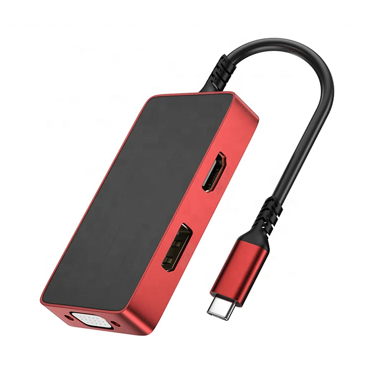 ULT-unite High Quality USB Type C Hub Dock 5 in 1 USB3 0 Compatible Hub Adapter Silver OEM Status Charging Card