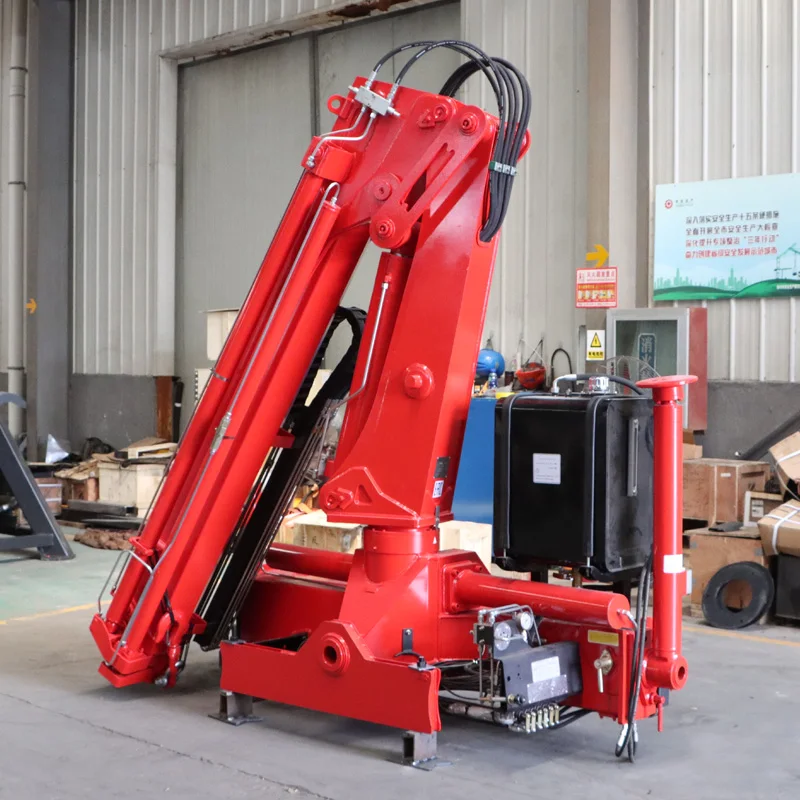 BOB-LIFT 5 ton trailer tow truck crane hydraulic rescue lifting cranes for sale