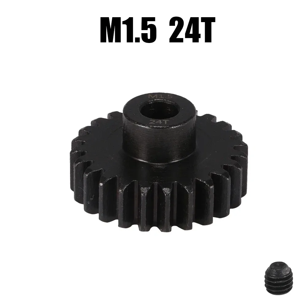 Шестерня мотора M1.5 8 мм закаленная сталь 11 Т 12 т 14 15 17 18 20 21 30 блкак металлическая для 1/5 моделей RC детали автомобиля