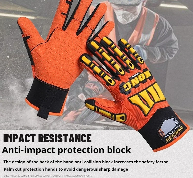 NMsafety Microfoam Nitrile Glove Manufacturers Recycled ECO Friendly Gloves Men Safety Hand Gloves for Construction Work