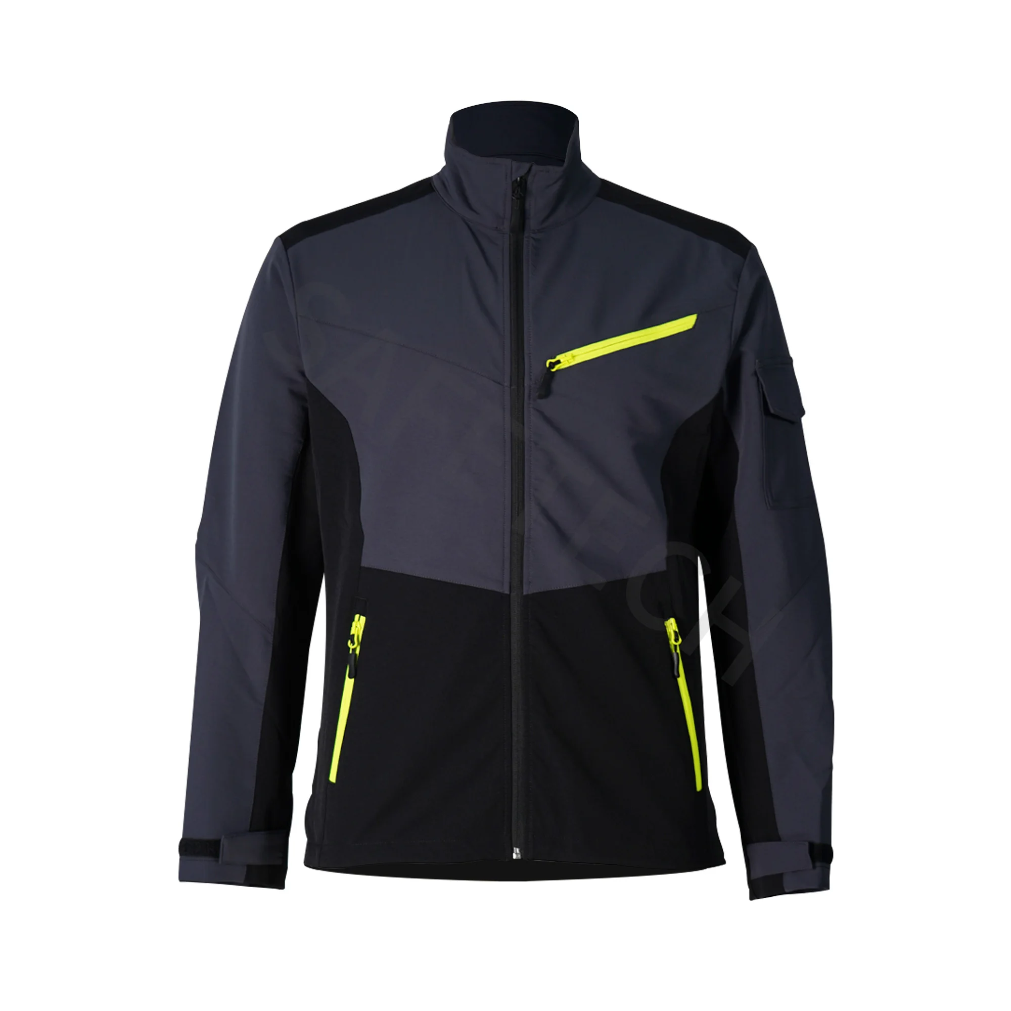 Custom Logo Fashion Safety Cloth Nylon Spandex Work Wear Jacket  Workwear