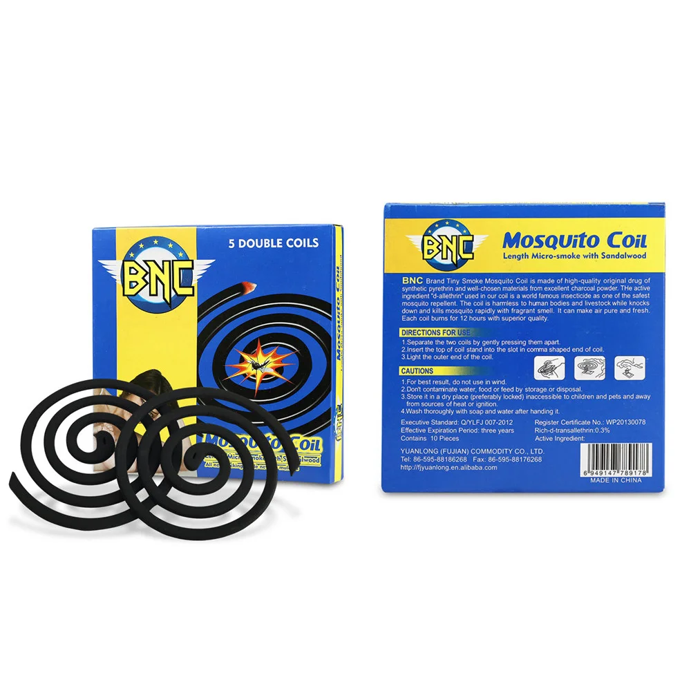 Черная противомоскитная спираль, Экспорт из Китая