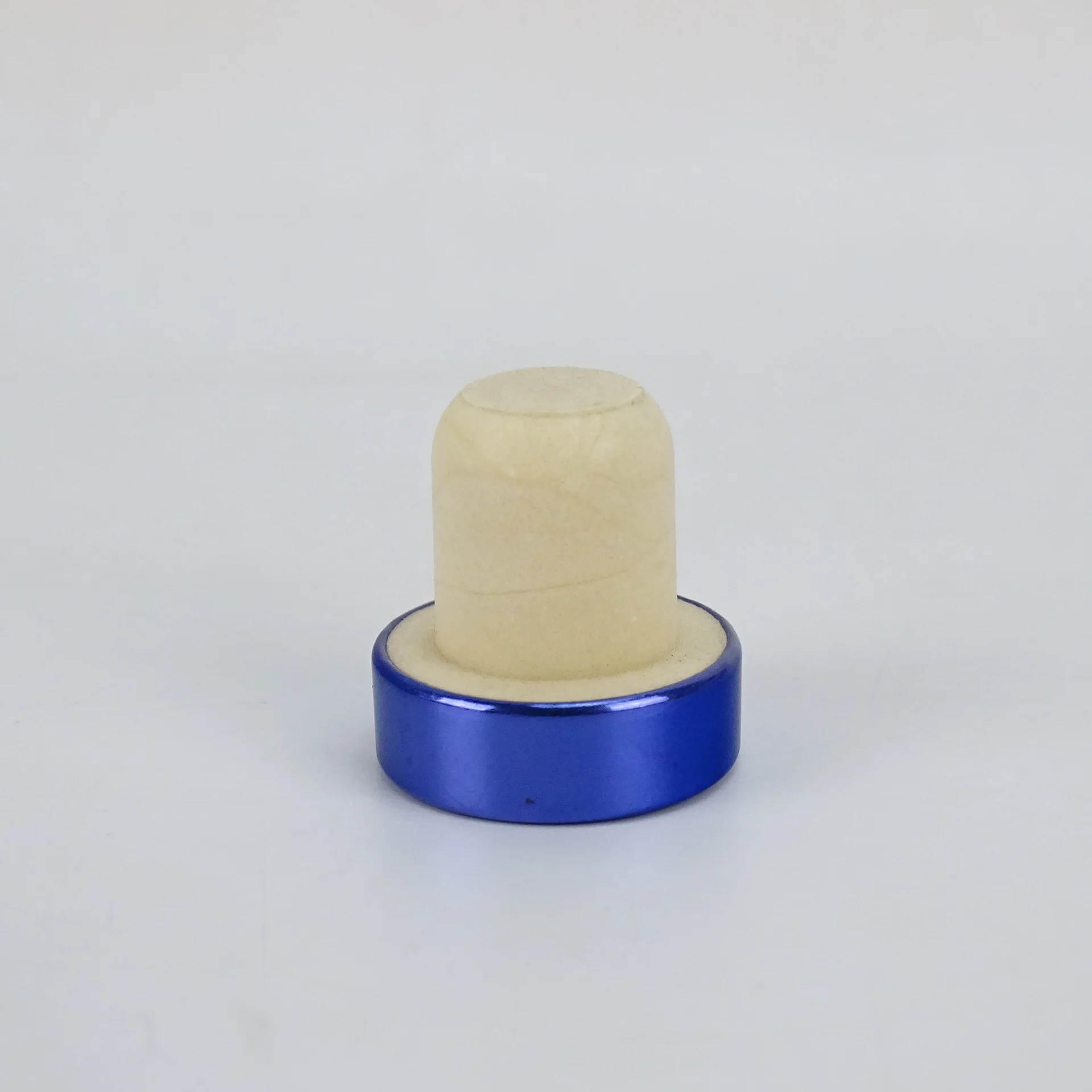 Wholesale Custom Luxury Wooden Aluminum Bar Top T Shape Wine/spirits Synthetic Cork Stopper