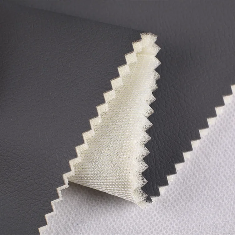 Bonded 2024 Composite Woven Car Seat Plain Leather or Artificial PVC with Foam and Mesh Dingxin Pvc Leather Fabric for Sofa