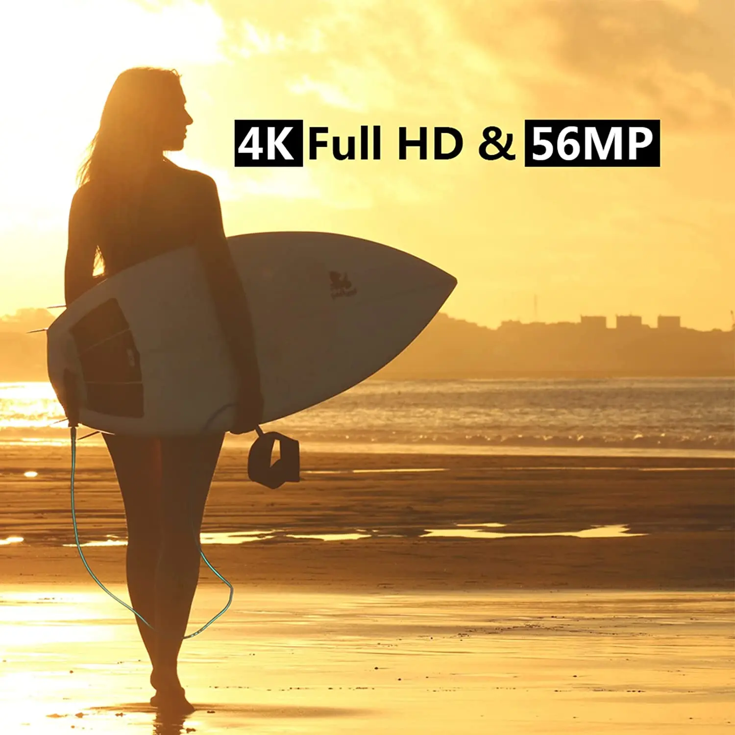 4K HD Mini Digital Cameras Point and Shoot Digital Cameras for Kids Underwater Cameras