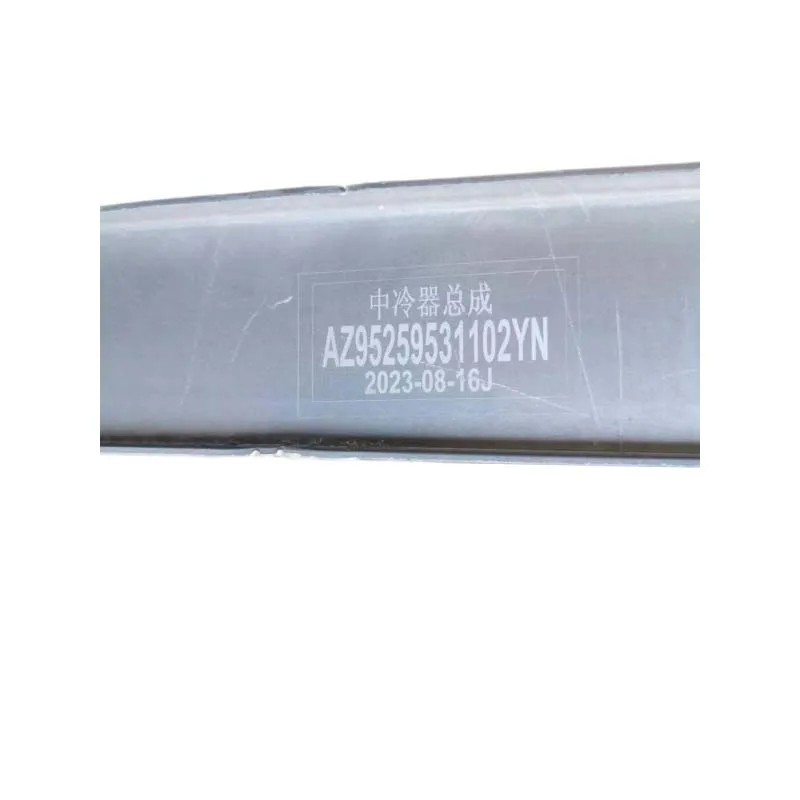 Sinotruk Howo Truck  Engine Parts Spare Parts Cabin Assembly AZ9525531102 Large Intercooler Assembly