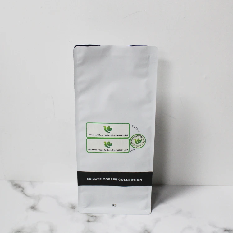 Wholesale Custom Printed High Quality Food Grade Packing Coffee Bag With Valve