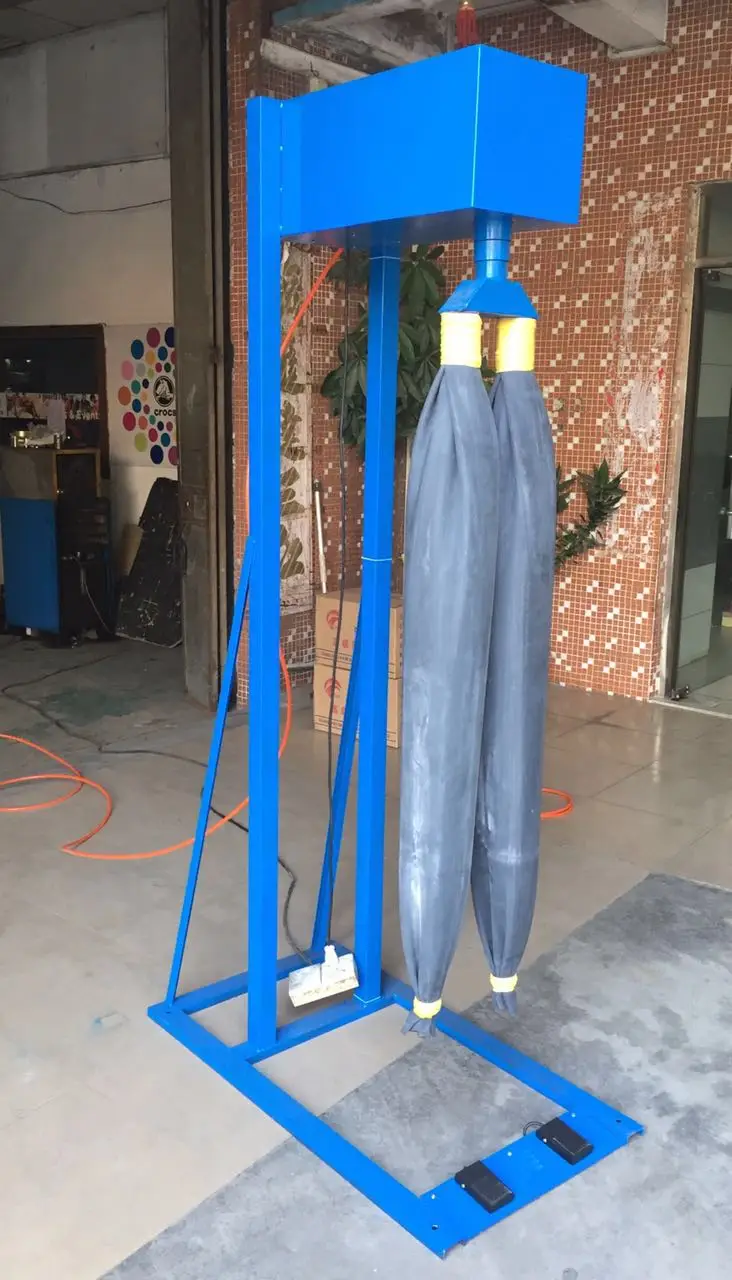 High Quality Vertical rubber Jeans Denim Scraping Machine