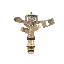 2022 High pressure garden irrigation sprinklers brass impact nozzle metal water sprinkler oscillating sprinklers
