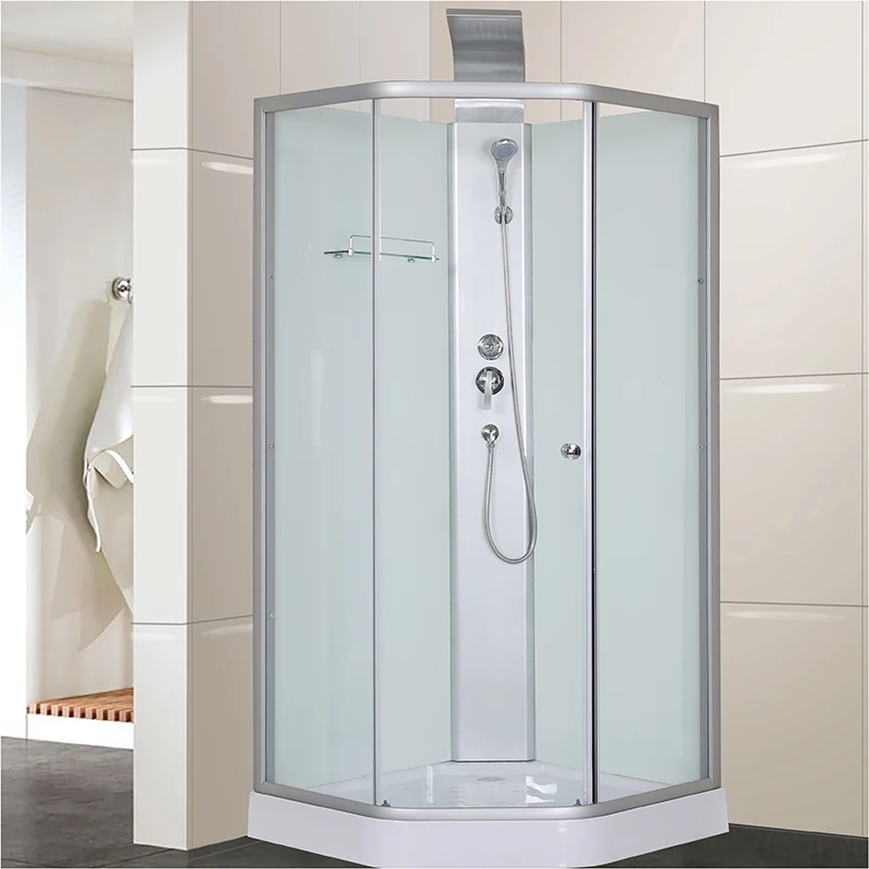 guangzhou prefab temporary shower cabin sanitary small bathroom shower cabins with a shower tray