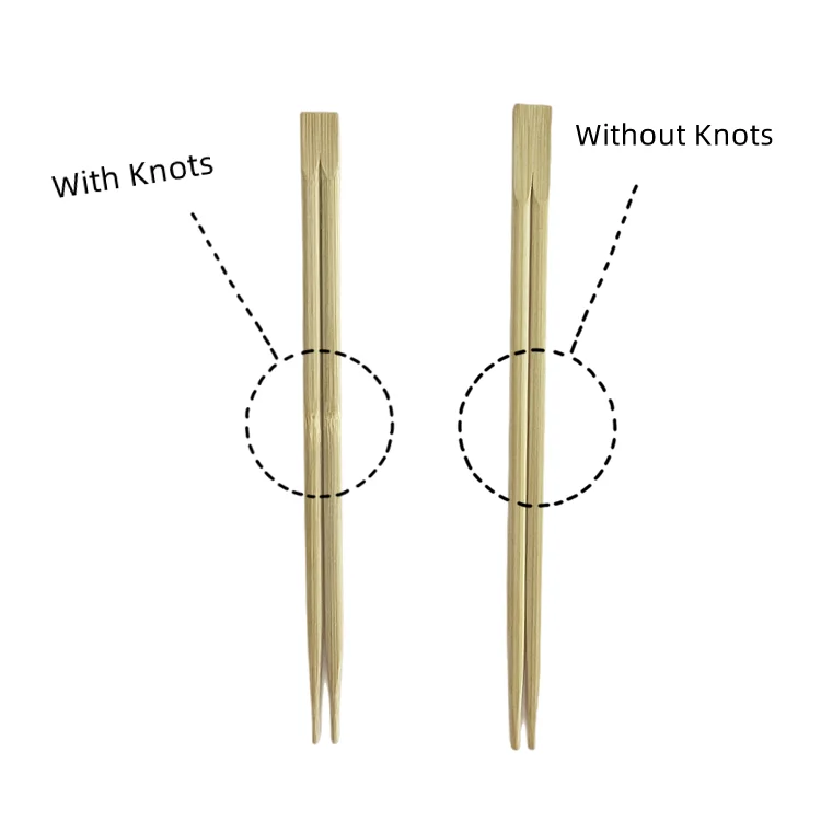 Bamboo Disposable Chopstick Natural With Custom Logo For Japanese Sushi  Used With Paper Cover