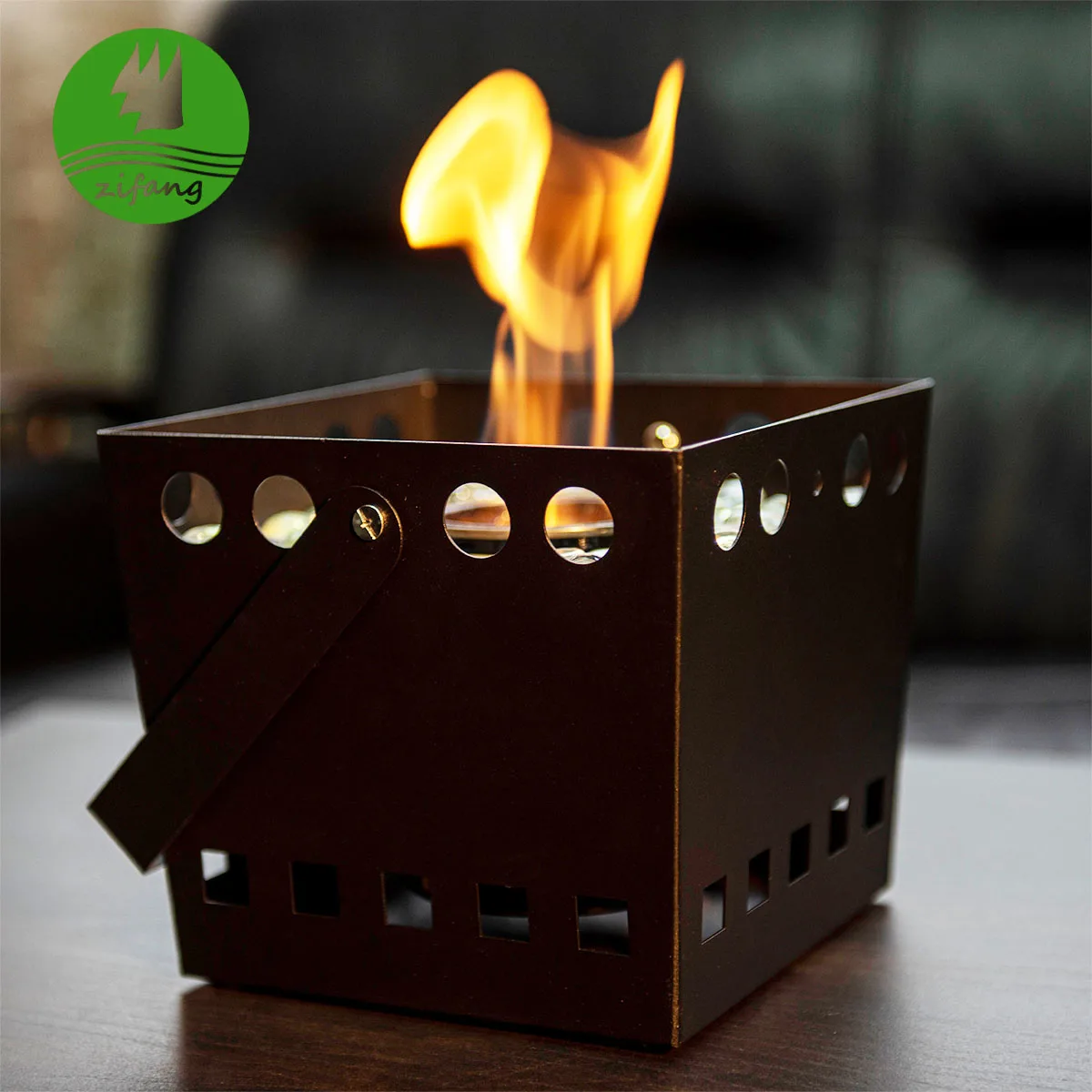 Manufacturer Outside Customized Metal Bowl Mini Tabletop Portable Gel Bio Ethanol Rubbing Alcohol Fireplace Burner For Sale
