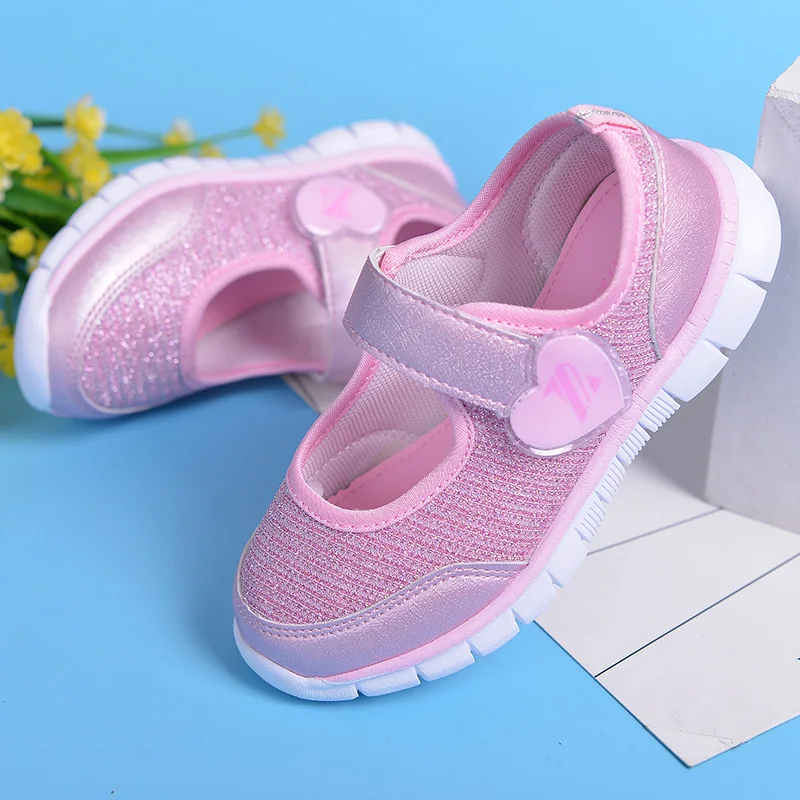 
Girls dress shoes Led Korean Sneakers Accessories Kids Shoes Children 