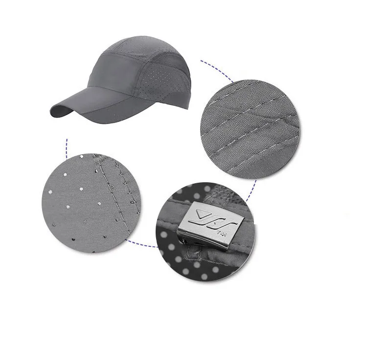 Wholesale Custom Fashion High Quality caps from china Outdoor Quick Drying Dad Hat Baseball dry fit Sports Caps