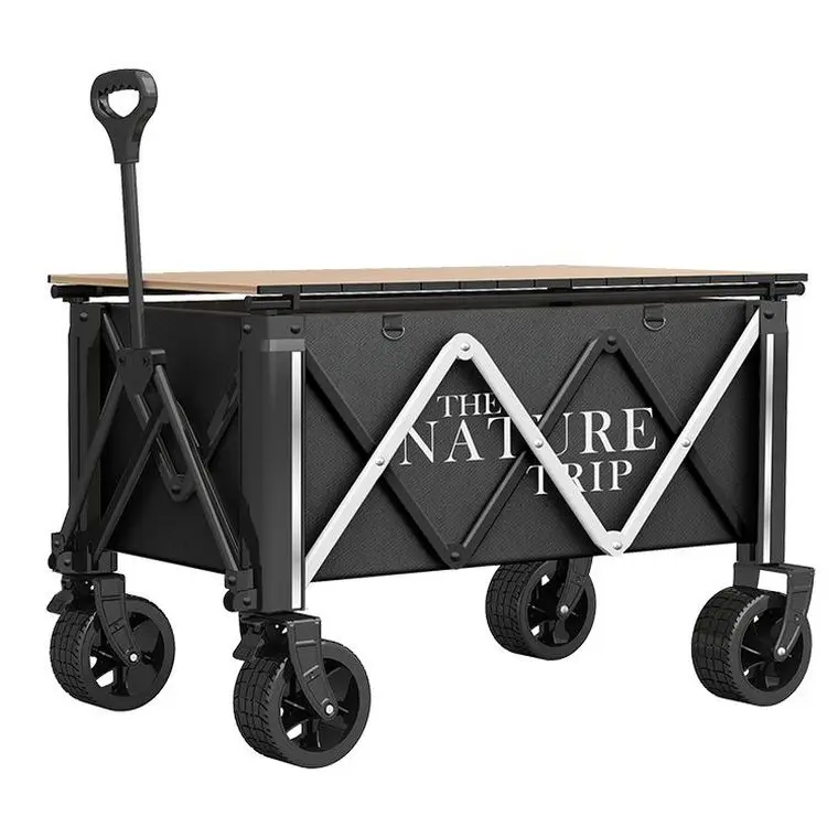Durable 160L Travel Moving Hand Truck with Wheels Camping Cart Beach Outdoor Adventures Road Trips Camp Car