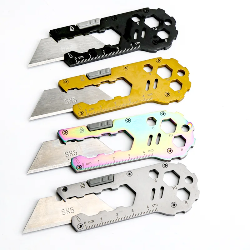 Retractable Box Cutters Cardboard Utility Knife for Boxes, Packages and Papers