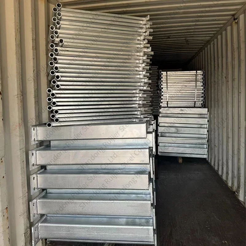 Production of hot dip galvanized square tube balcony fence / stair railing suitable for terrace house / apartment customization