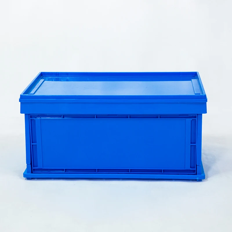 plastic crates folding stackable turnover box