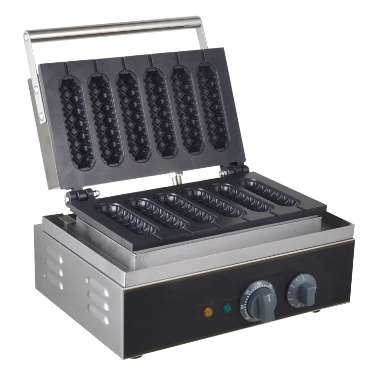 Оборудование для выпечки хлеба, коммерческая Автоматическая вафельная машина для приготовления яиц, сосисок, кукурузы, хот-догов, вафельная палочка