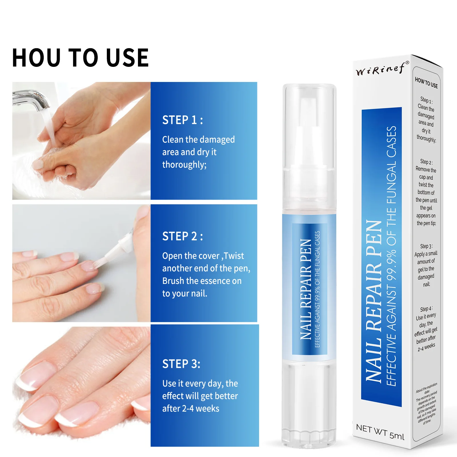 New Products Beauty Personal Care Nails Provide Nutrition Nail Care Oil Essence Kit Fungal Nail Repair Pen