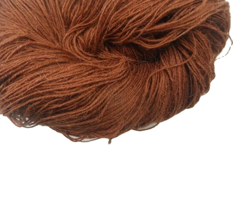 Заводские цены, кольцевая пряжа, белая и окрашенная шерстяная/нейлоновая смешанная пряжа