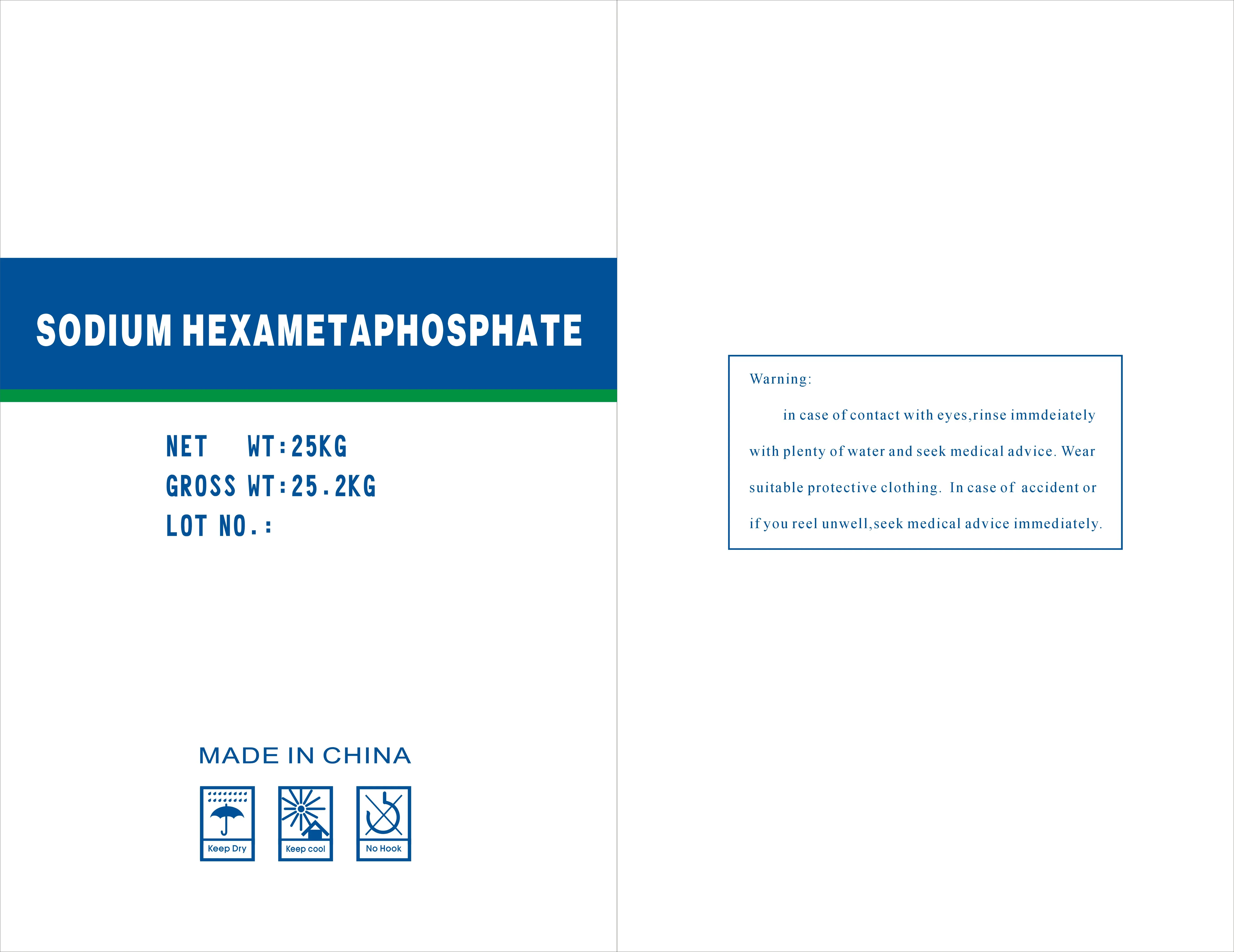
tech grade shmp Sodium hexametaphosphate CAS 10124-56-8 