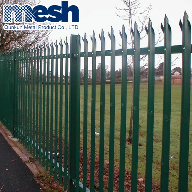 china supplier new hot wrought iron gate design Palisade Fencing