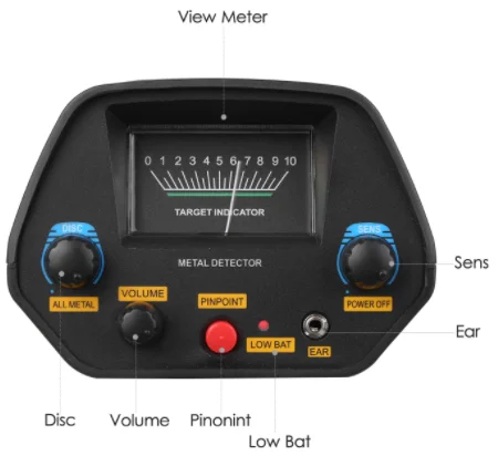 Gold detector MD-4080 metal detector with high sensitivity metal detector
