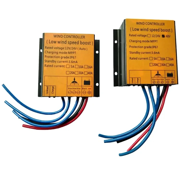 Factory Wind turbine MPPT Charge Controller 12v 24v AUTO 48V LOW WIND SPEED VOLTAGE Regulator for Wind Generator Three Phase
