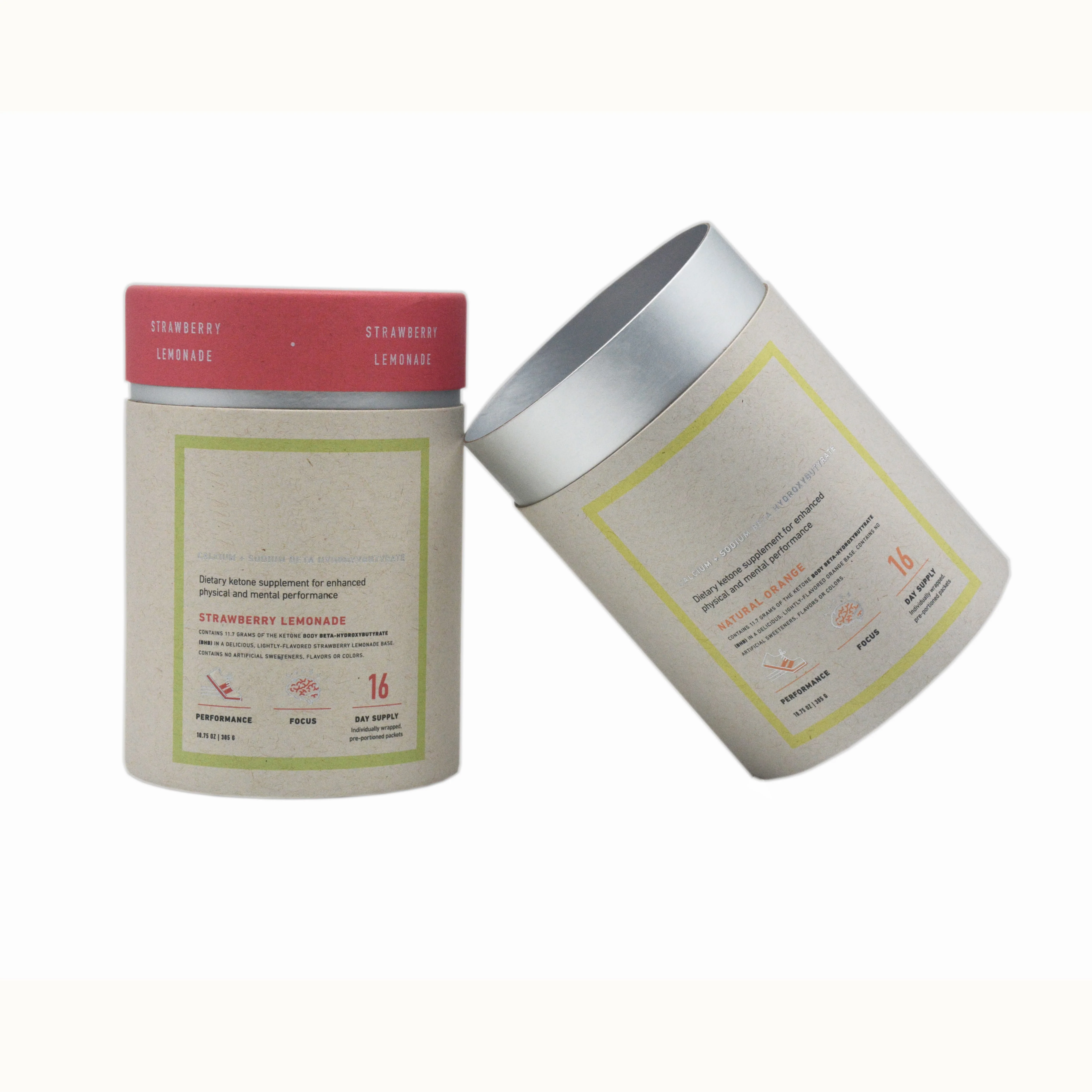 Wholesale Custom Compostable cardboard tube packaging Powder Tea Coffee Bean Oats Paper Tubes Round Gift Container Tea boxes