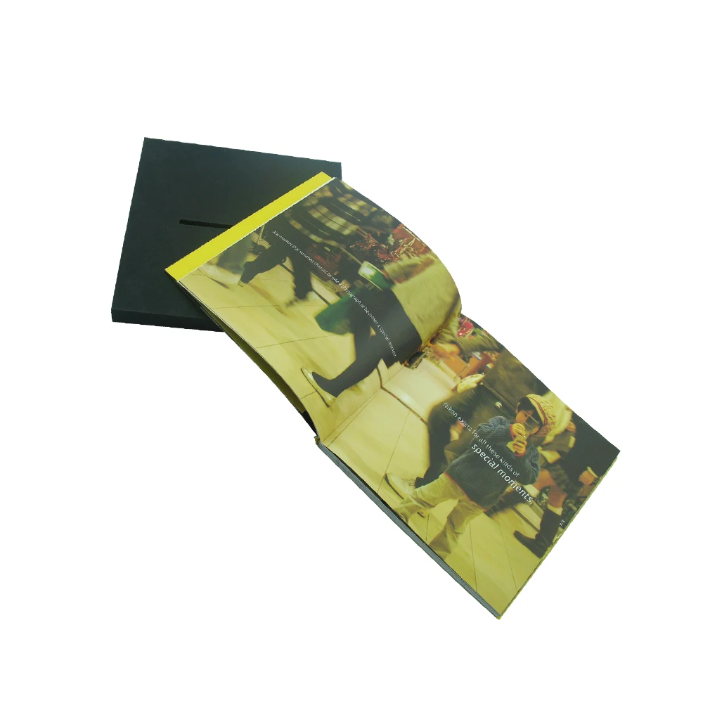 Custom laminated folding booklet cheap service brochure printing