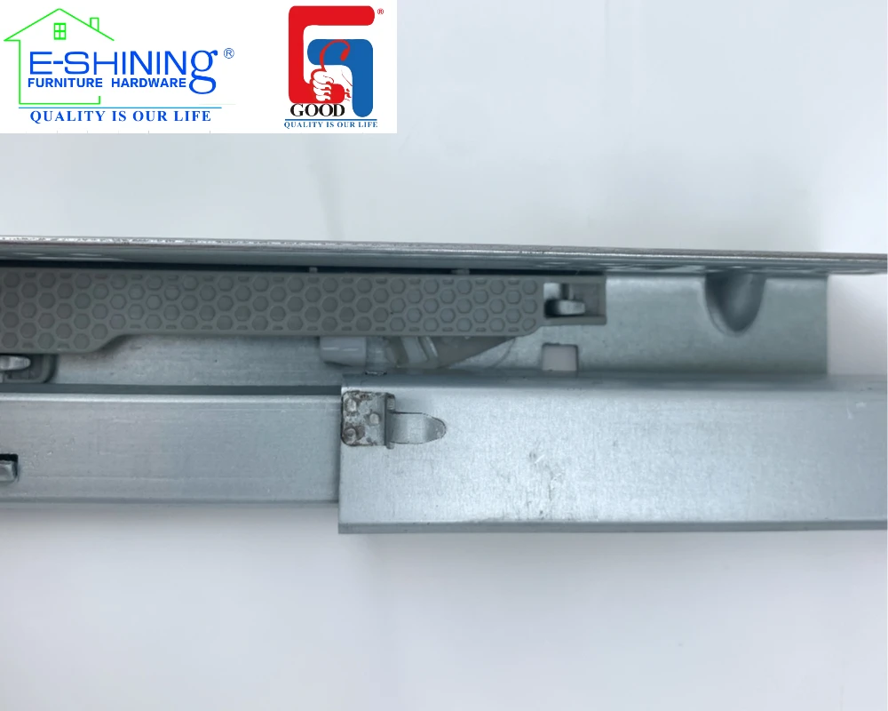 FOSHAN Furniture Soft Closing Hidden Drawer Slide 3 Sections Under-Mount Drawer Slide with Buffer